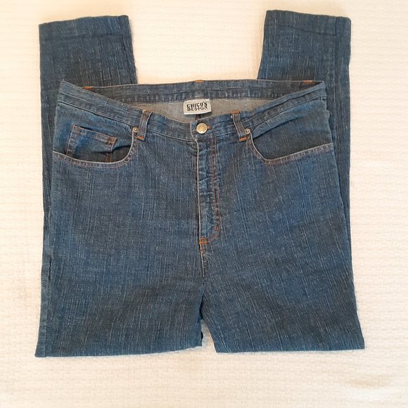 Chico's Women's Medium Wash Blue Denim Straight Leg Jeans, Size; 10 Short - Picture 2 of 5